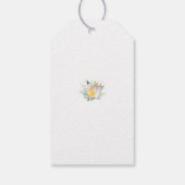 Twin Babies Baby Dusche Danke Tag Geschenkanhänger (Rückseite)