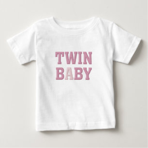 Twin Baby A (rosa) T-shirt