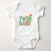 Twin Baby "B" Baby Bodysuit Baby Strampler (Vorderseite)