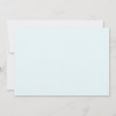 Twin Baby Boys in einem Ballon Einladung (Rückseite)