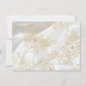 Twin Baby Boys Taufe Rett Datum Weißes Gold Cross Save The Date (Rückseite)