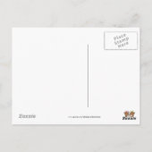 Twin Baby danke Postkarte (Rückseite)