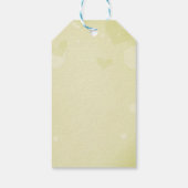 Twin Baby Dusche Zwei Erbsen in einem Pod Geschenk Geschenkanhänger (Rückseite)