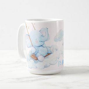 Twin Baby Elephants verdoppeln die Joy Kaffeetasse