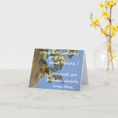 Twin Baby Fun Gratulations Karte (Gelbe Blume)