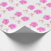 Twin Baby Girls Geschenkpapier (Ecke)