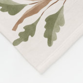 Twin Baby Milestone Boho Woodland Animals Fleecedecke (Ecke)