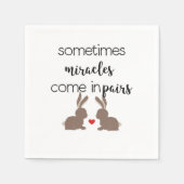 Twin Baby Serviette (Vorderseite)