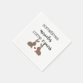 Twin Baby Serviette (Ecke)