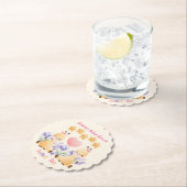 Twin Baby Shower | Niedliche Giraffe Babydusche Untersetzer (Vor Ort)