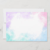 Twin Ballerina Foto Einladung (Rückseite)