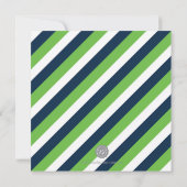 Twin Bar Mitzvah Einladung - Modern (Rückseite)