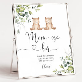 Twin Bären Eukalyptus Mama-osa-Bar Poster