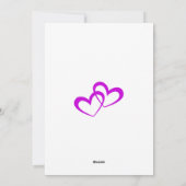 Twin Birthday Feiertagskarte (Rückseite)