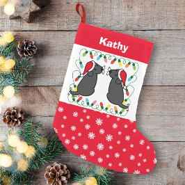 Twin Black Labrador Santas Kleiner Weihnachtsstrumpf