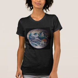 Twin Blue Marbles - East - Planet Earth Image T-Shirt
