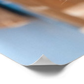 Twin Blue Tabbies Poster (Ecke)