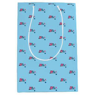 Twin Blue und Pink Owls Mittlere Geschenktüte