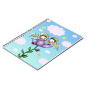 Twin Blume Fairies Notebook von Molly Harrison Notizblock (Linke Seite)