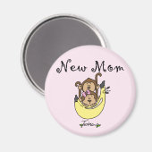 Twin Boy and Girl Junge Mutter Tshirts Magnet (Vorderseite/Rückseite)