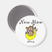 Twin Boy and Girl Junge Mutter Tshirts Magnet (Vorderseite/Rückseite)