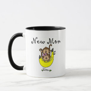 Twin Boy and Girl Junge Mutter Tshirts Tasse