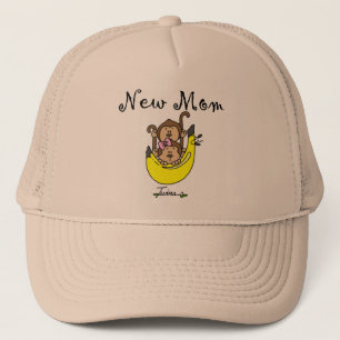 Twin Boy and Girl Junge Mutter Tshirts Truckerkappe