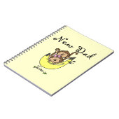 Twin Boy and Girl New Dad Geschenke Notizblock (Linke Seite)