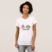 Twin Boy and Girl Pinguine an Bord T-Shirt (Vorne ganz)