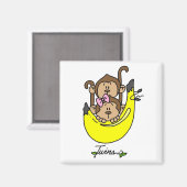 Twin Boy and Girl Tshirts und Geschenke Magnet (Vorderseite/Rückseite)