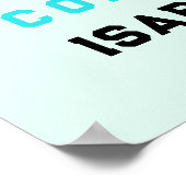 Twin Boy Baby Shooter Glückwunschs Poster (Ecke)