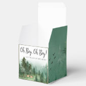 Twin Boy Deer Woodland Baby Dusche Geschenkschachtel (Geöffnet)