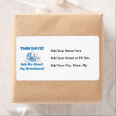 Twin Boy Grandsons Geschenke (Insitu)