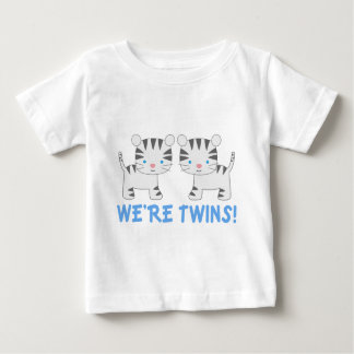 Twin Boy Jungle Tiger Baby T-Shirt
