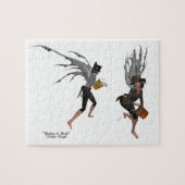 Twin Boy Rain Fee Jigsaw Puzzle (Horizontal)