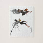 Twin Boy Rain Fee Jigsaw Puzzle (Vertikal)