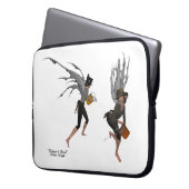 Twin Boy Rain Fee Laptop Sleeve (Vorderseite Links)
