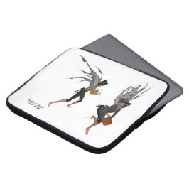 Twin Boy Rain Fee Laptop Sleeve