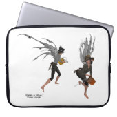 Twin Boy Rain Fee Laptop Sleeve (Vorderseite)