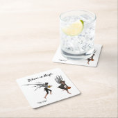 Twin Boy Rain Fee Paper Untersetzer (Vor Ort)