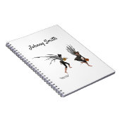 Twin Boy Rain Fee SpiralNotebook Notizblock (Rechte Seite)