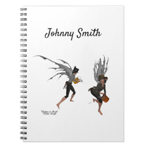 Twin Boy Rain Fee SpiralNotebook Notizblock