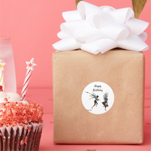 Twin Boy Rain Fee Stickers (Party)