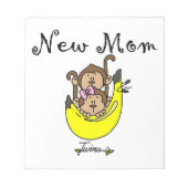 Twin Boy und GIrl Junge Mutter Geschenke Notizblock (Vorderseite)