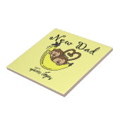 Twin Boys Affen New Dad Geschenke Fliese (Seite)