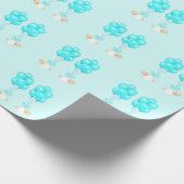 Twin Boys Baby Gift Geschenkpapier (Ecke)