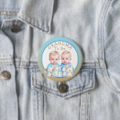 Twin Boy's Baby Shower Oma zu sein Button (Beispiel)