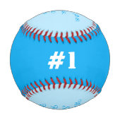 Twin Boys Birth Stats Blue Baseball (Rückseite)