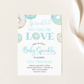 Twin Boys Donut Sprinkler mit zwei Mal die Liebe Einladung