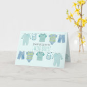 Twin Boys Glückwünsche Karte (Gelbe Blume)